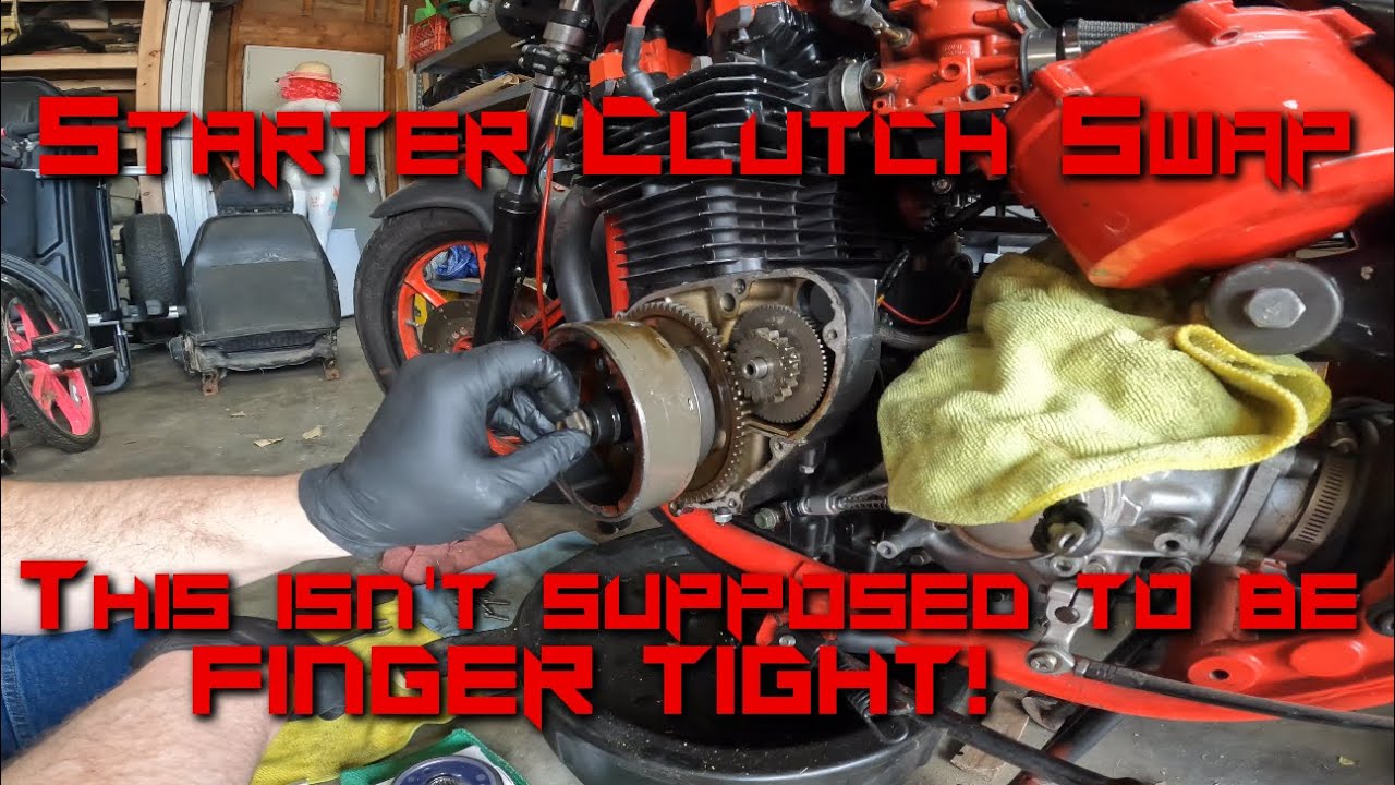 KZ1100 starter clutch replacement and why torque specs are important!