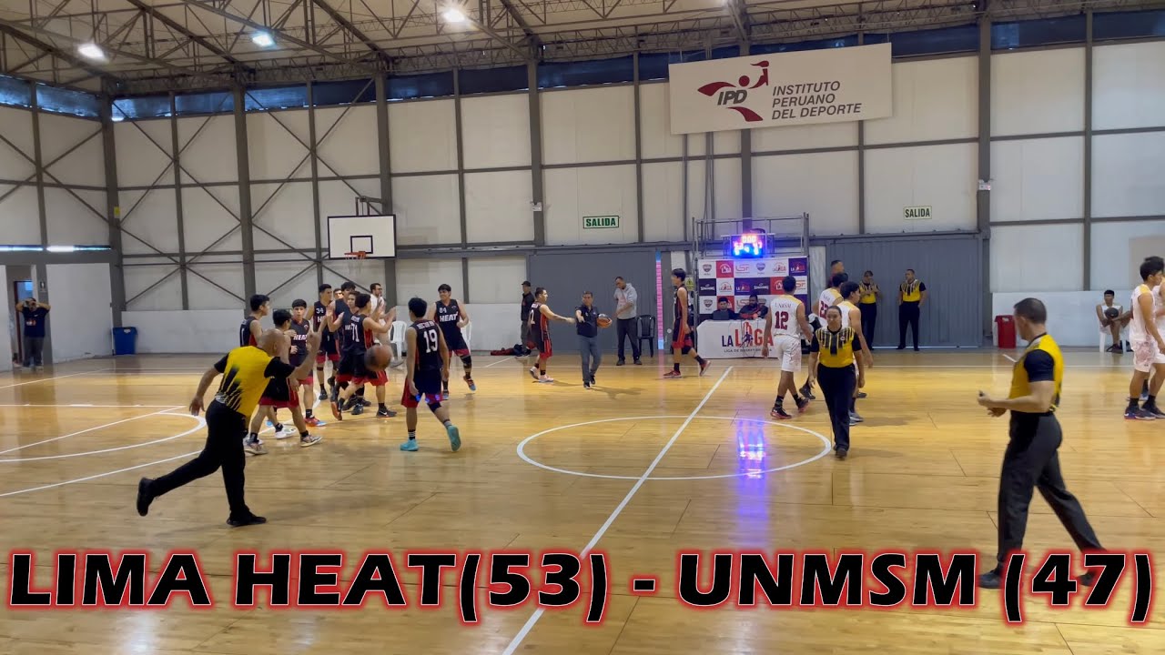 Lima Heat vs UNMSM | Liga de Lima Sub 23 | 3&deg; Puesto Game 1 | 4K 60fps