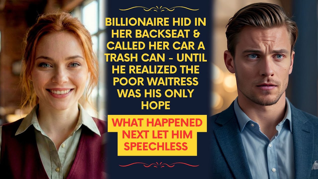 Billionaire Hid In Her Backseat & Called Her Car A Trash Can—Until He Realized She Was His Only Hope