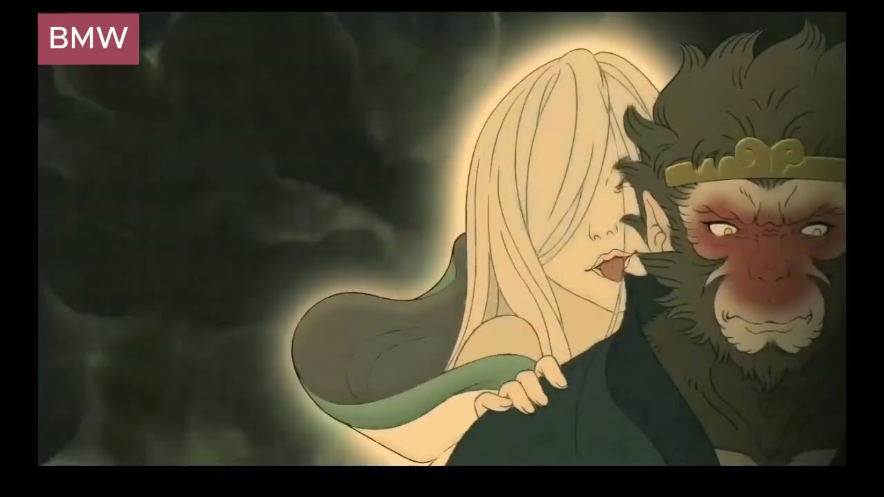 Wukong and Bai gu jing scene (Black Myth Wukong Animation)