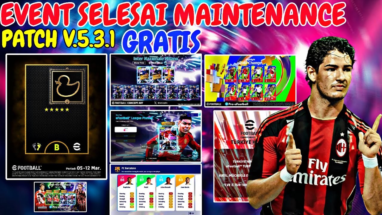 EVENT SELESAI MAINTENANCE HARI INI UPDATE V 531 5 MARET EFOOTBALL 2026 MOBILE