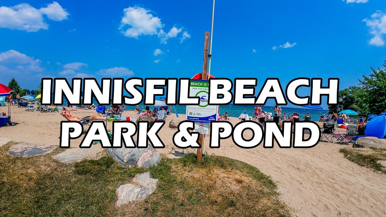 VISITING INNISFIL BEACH PARK & POND! ⛱️ 🌊🏞️