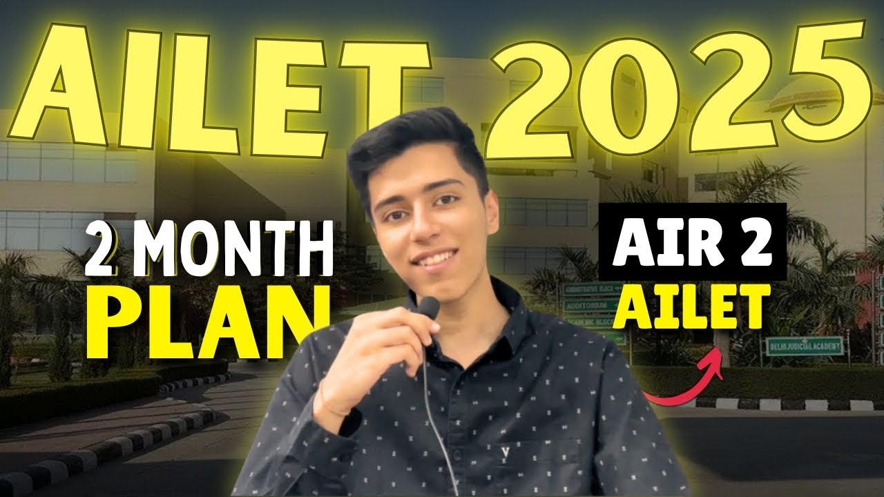 How I Cracked AILET | 2 Months Strategy | See you at NLU-D | #ailet2025 #clat2025