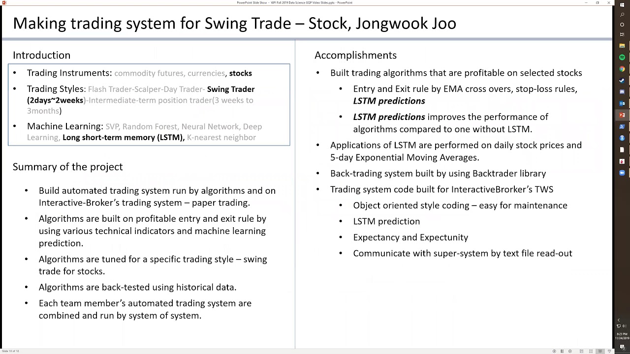 Data Science  Trading Systems to Beat the Market