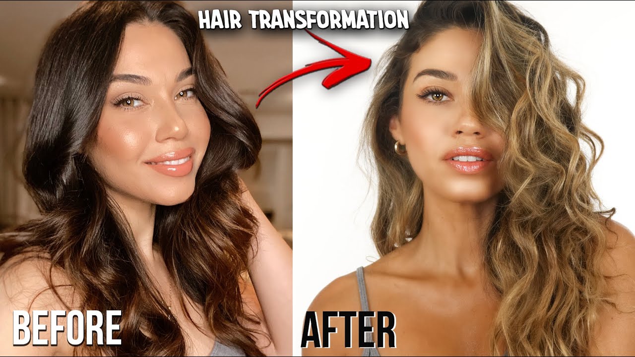 My HAIR Transformation! | Color, Products & Styling | Eman