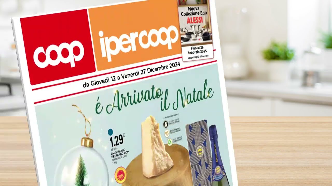 🛒 Sfoglia il NUOVO VOLANTINO Coop e Ipercoop e scopri tutte le offerte valide dal 12 al 27 dicembre!