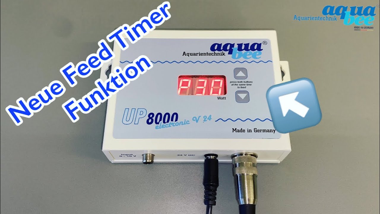 Neuer Feed Timer Funktion für UP 8000, UP 11.000 und UP 12.000