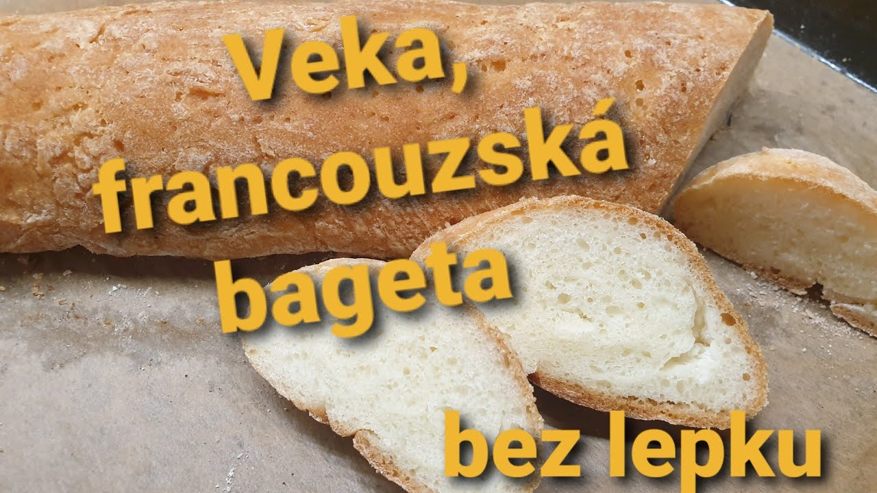 Veka na chlebíčky, nadýchaná francouzská bageta bez lepku 👌 Rychlé bezlepkové pečivo