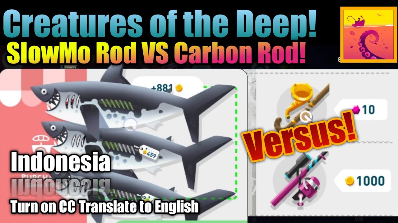 SlowMo Rod VS Carbon Rod❗ Creatures of the Deep Fishing❗ Bahas Apa Saja Perbedaannya🔥