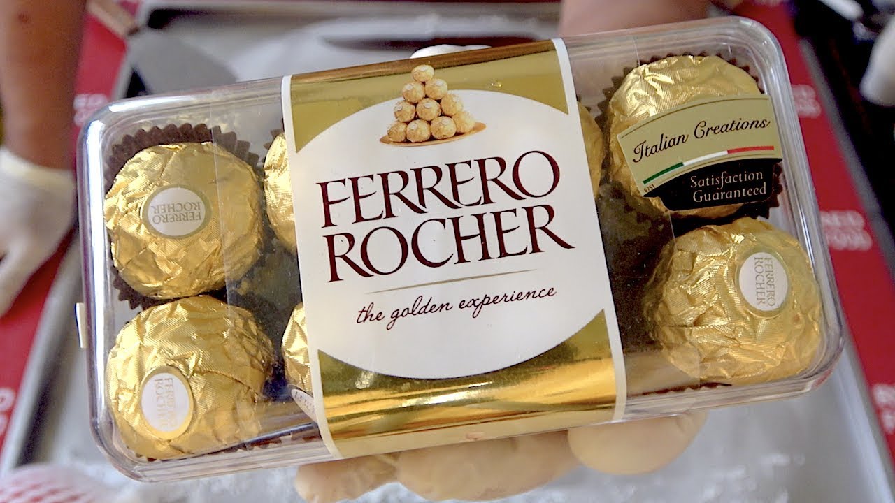 INCREDIBLE TASTE!! 3 in 1 Chocolates Ice Cream - Ferrero Rocher Kitkat and Oreo Ice Cream Rolls