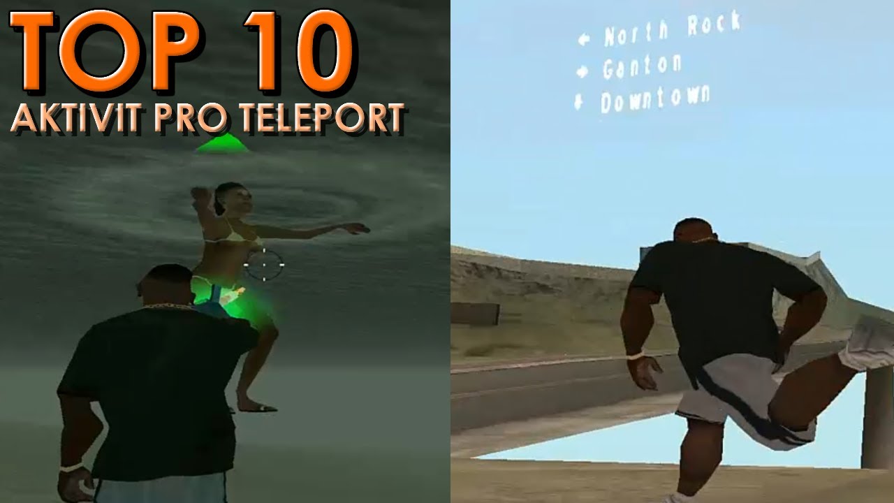 GTA San Andreas - Šílené Experimenty s teleportací