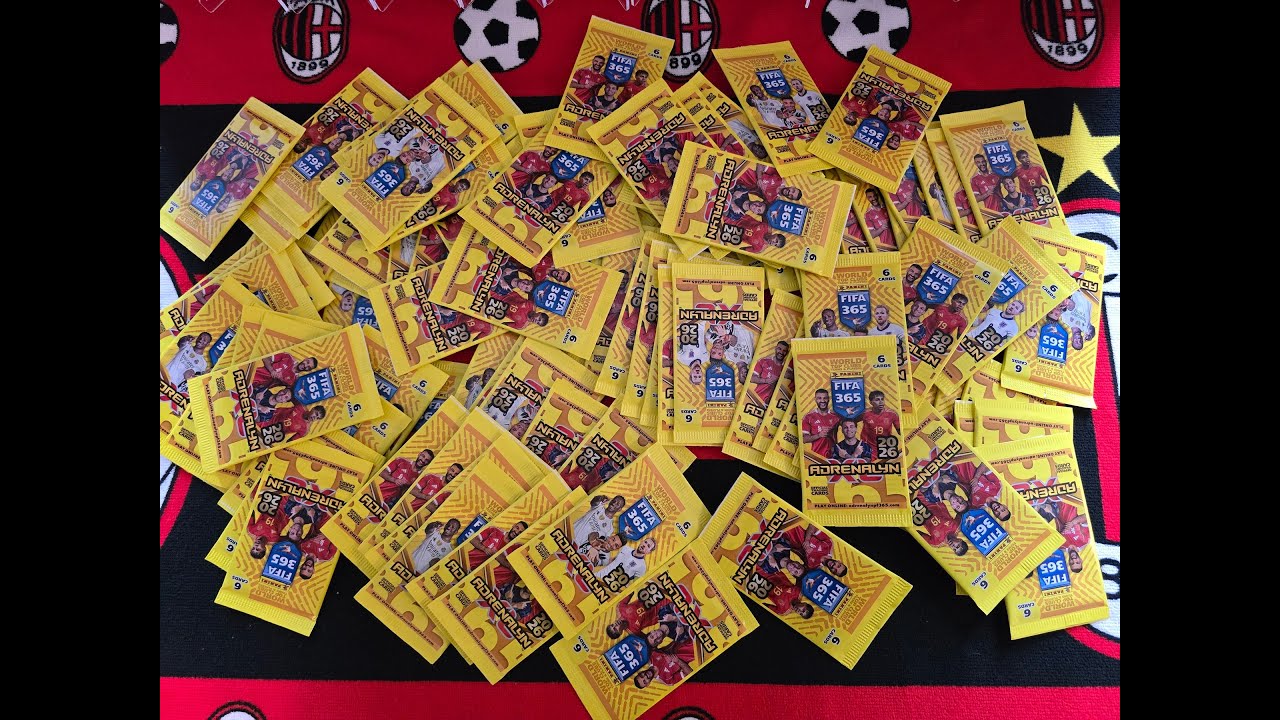 PANINI FIFA 365 2026 - OTWIERAM 100 SASZETEK - ILE WPADŁO GOLDEN BALLERÓW??? CZY WPADŁ INNY HIT???