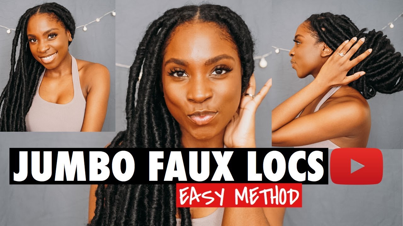 JUMBO Faux Locs | Rihanna Inspired | Easy Method