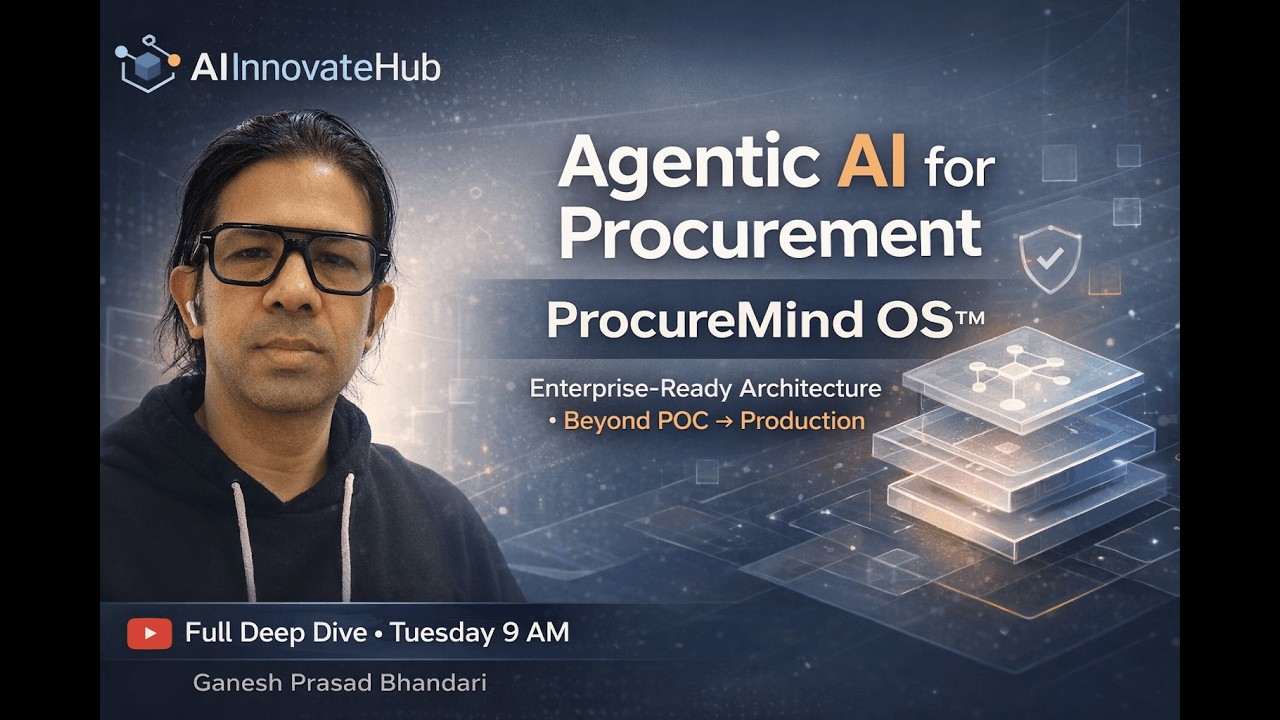 Agentic AI for Procurement (ProcureMind OS) | Teaser (Beyond POC &rarr; Production)
