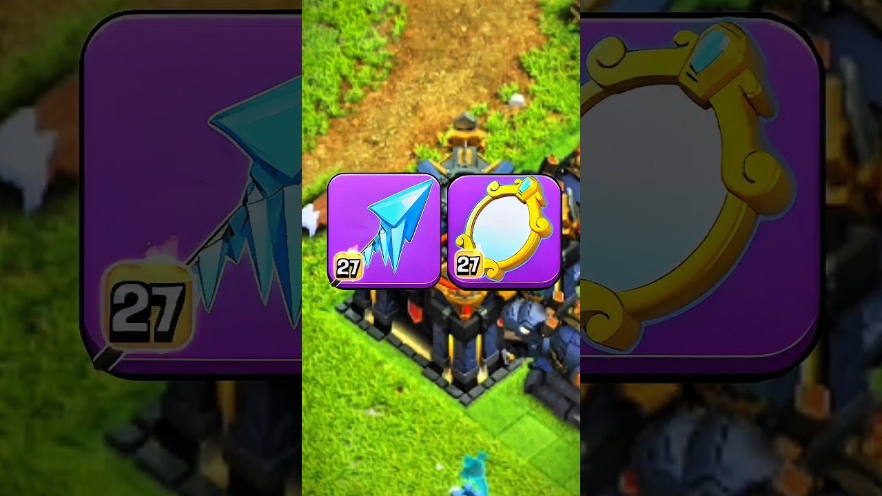 FROZEN ARROW + MAGIC MIRROR COMBINATION IN COC #shorts #youtubeshorts #supercell #coc
