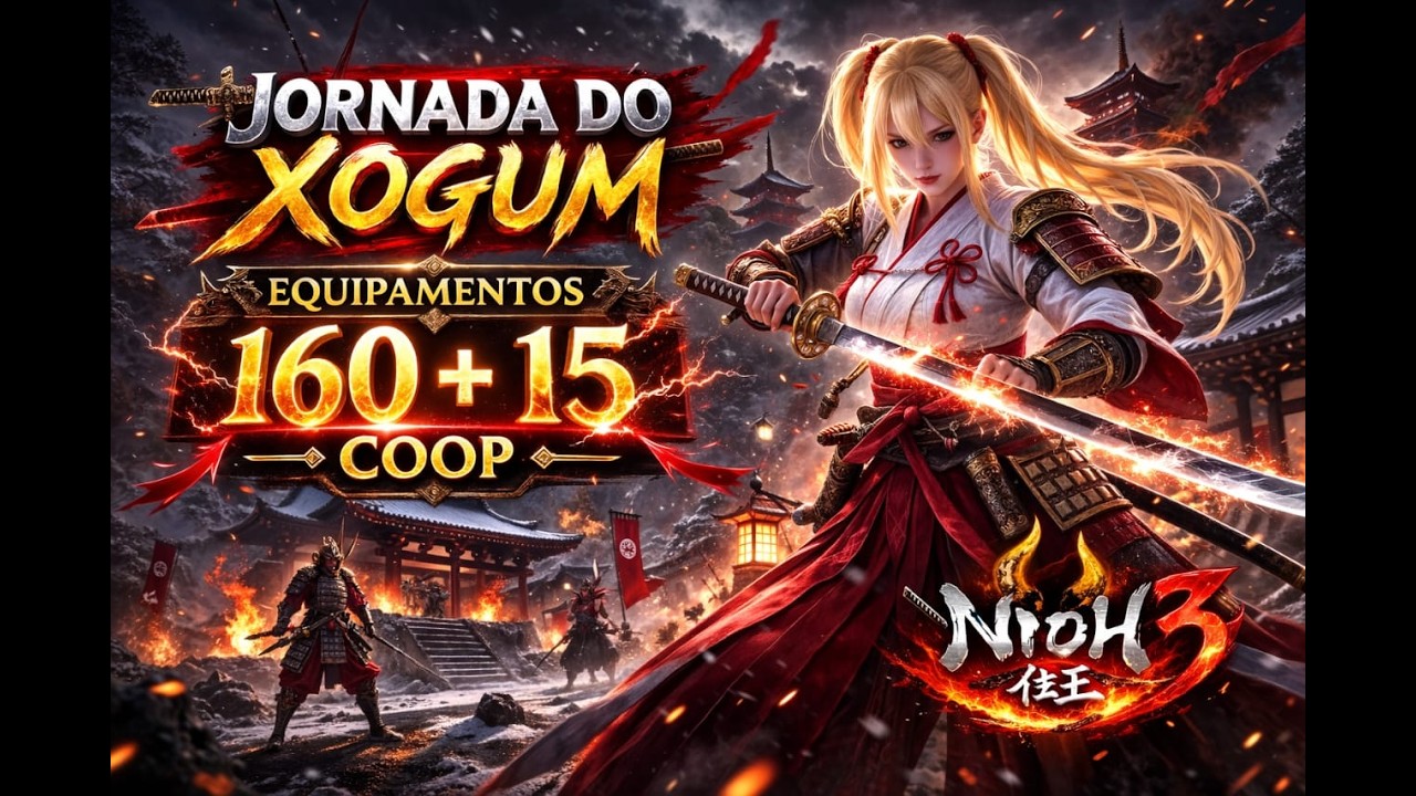 NIOH 3 JORNADA DO XOGUM EQUIPAMENTOS 160 +  15 bora AJUDAR