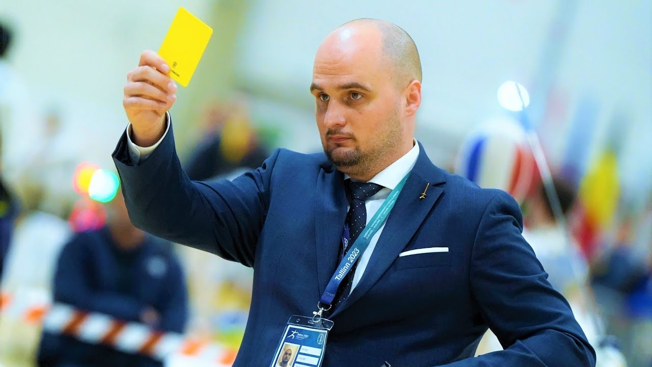 Fencing coaches getting carded compilation (Foil)