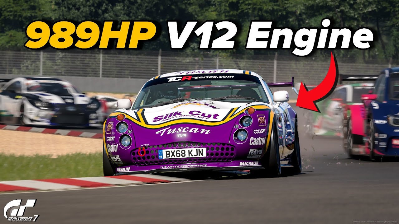 GT7: Стоит ли менять двигатель на TVR Speed ​​6?