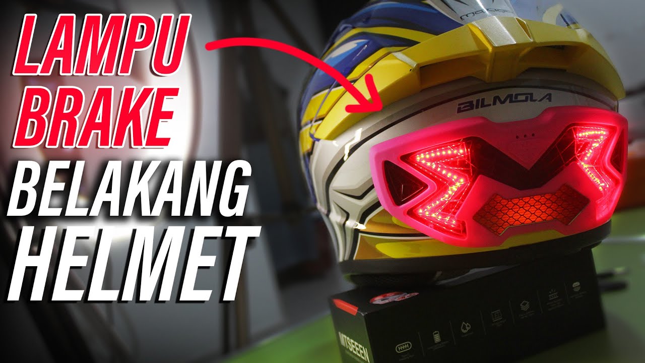 BRAKE LIGHT DEKAT HELMET? SERIUSS AAR? MTSEEEN BRAKE LIGHT