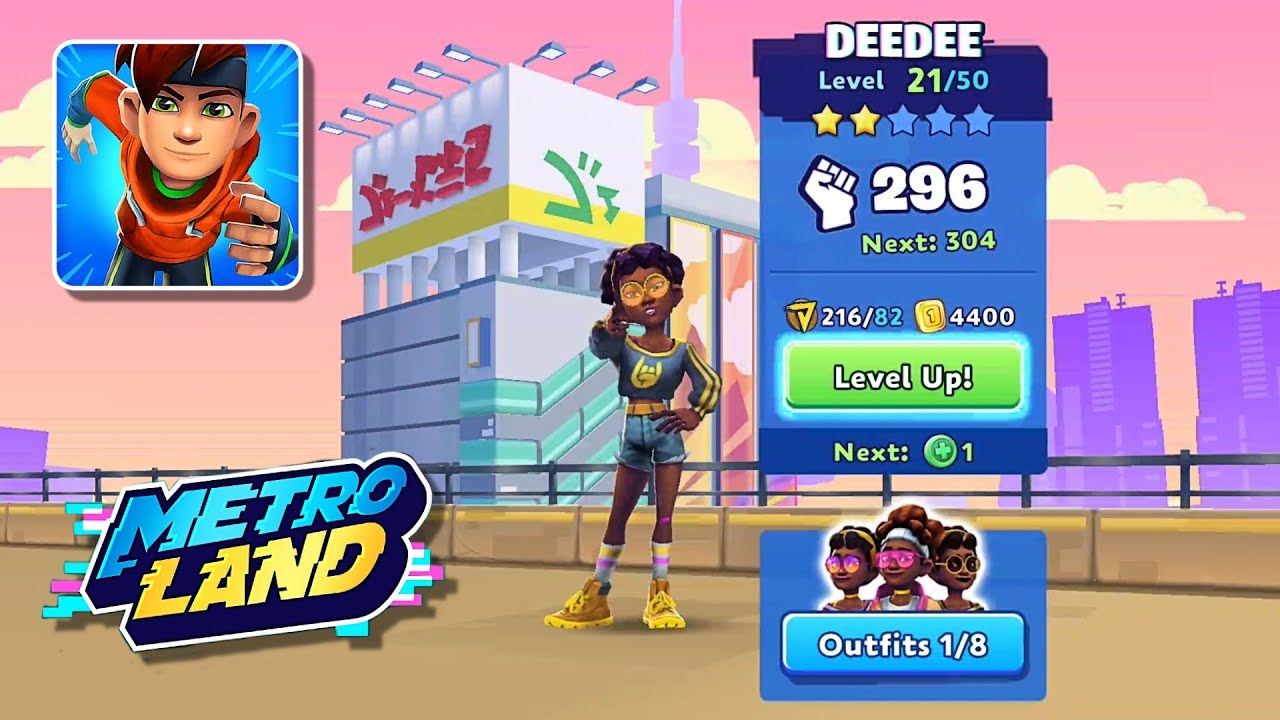 MetroLand Endless Runner - Tokyo Deedee