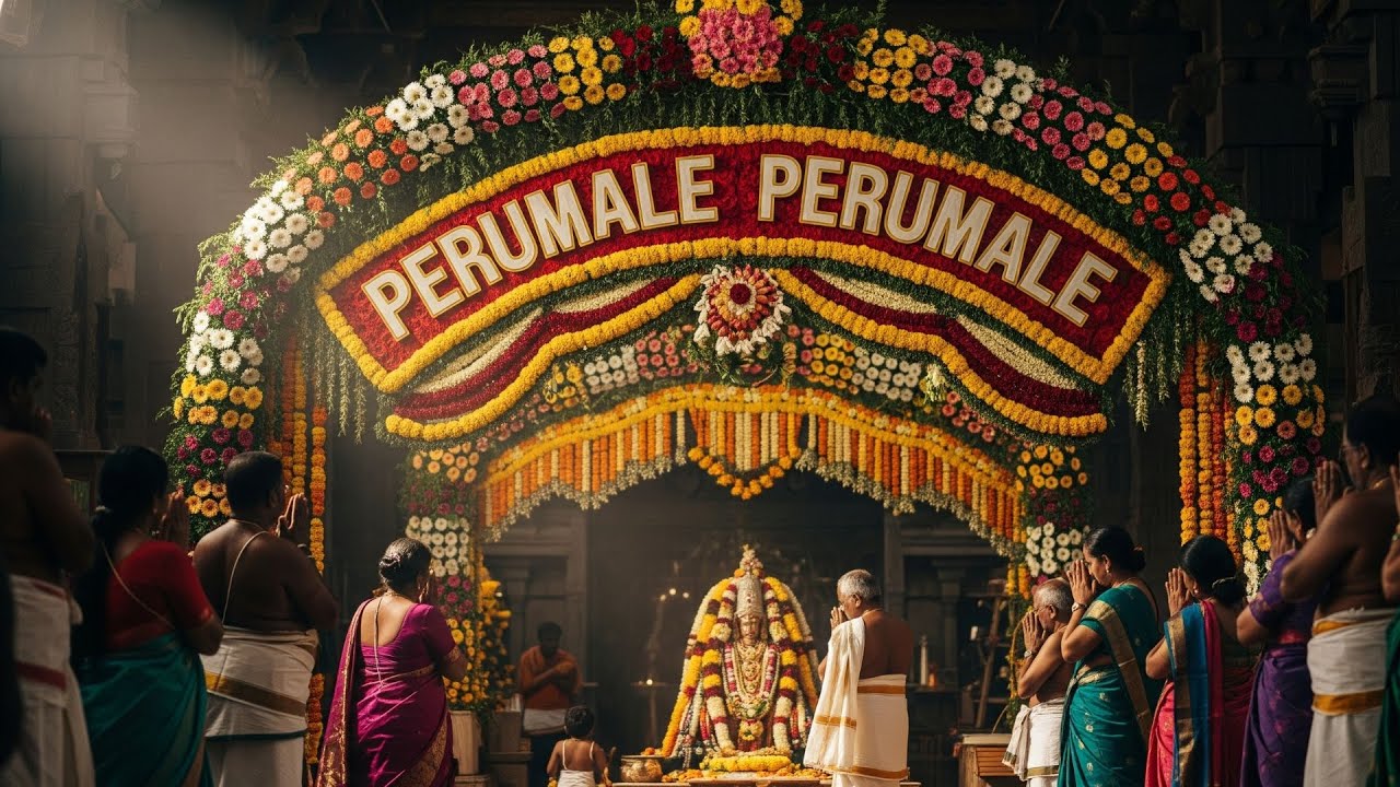 Lord Perumal Devotional Song | Powerful Vishnu Bhajan | Morning Prayer Music | Indian Temple Songs