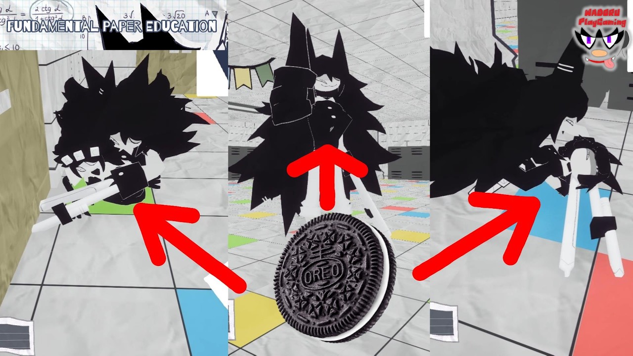 Miss Circle reactions to oreo【Fundamental Paper Education】【beta ver】