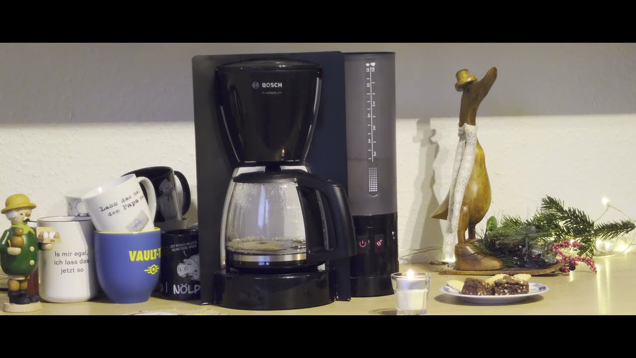 ASMR - Coffee Filter Machine, Kaffee brühen / Relaxing Sounds / Baby Sleep (BOSCH ComfortLine)