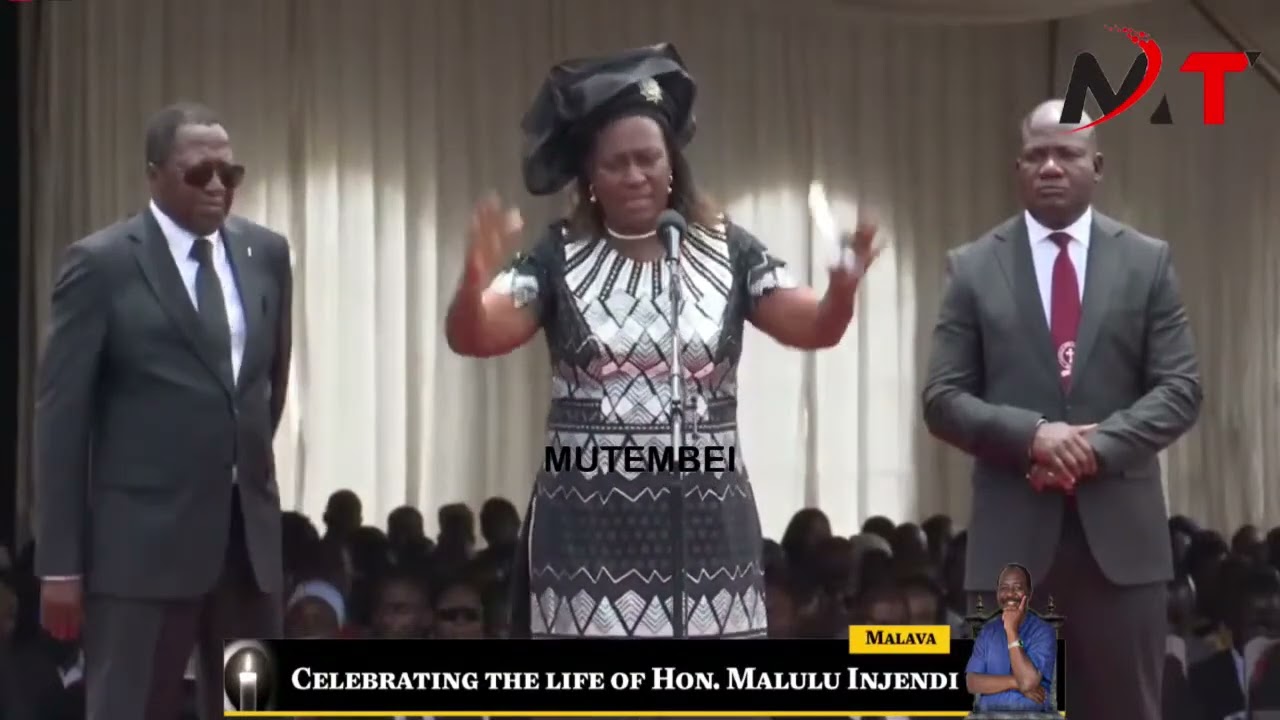 ELSIE MUHANDA SPEAKS AFTER SHE FELL DOWN AT MP MALULU INJENDI  BURIAL!