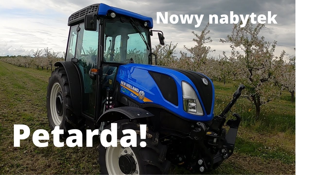 #67 Nowy nabytek 2021, Jedyny tak sadownik w PL. Michał zdradził ile kosztował. New Holland T4 100F