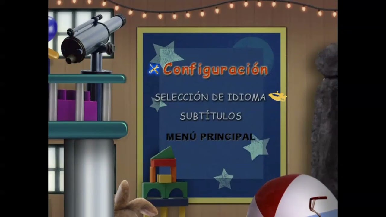 Little Einsteins: La leyenda de la pirámide dorada DVD de 2008 (Menú)
