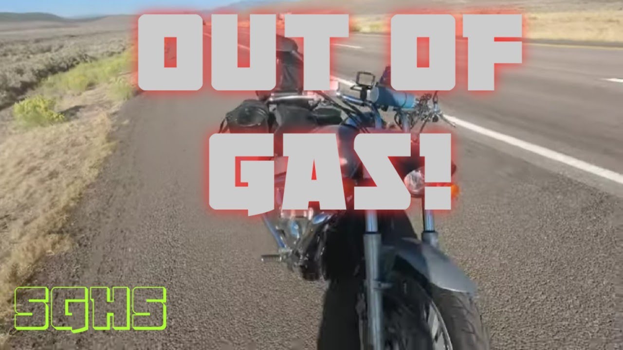 I ran out of gas on my motorcycle!