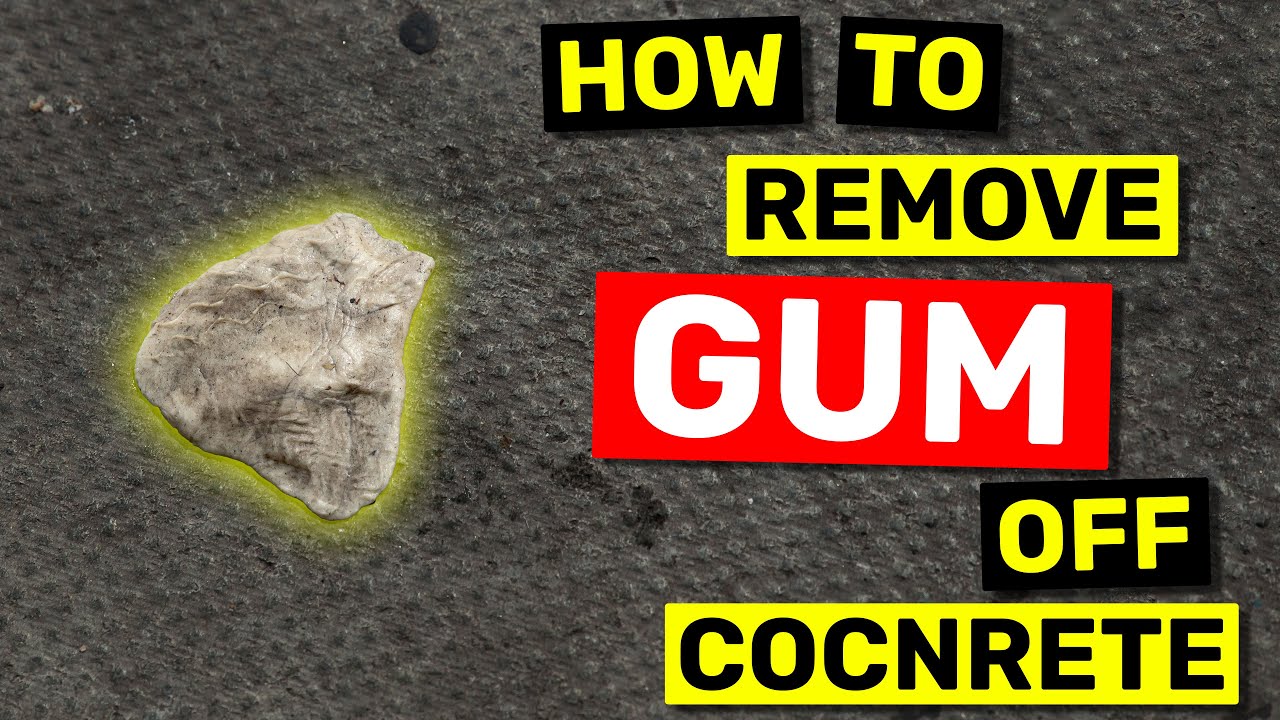 How to Remove Gum Off Concrete | PowerWash Academy