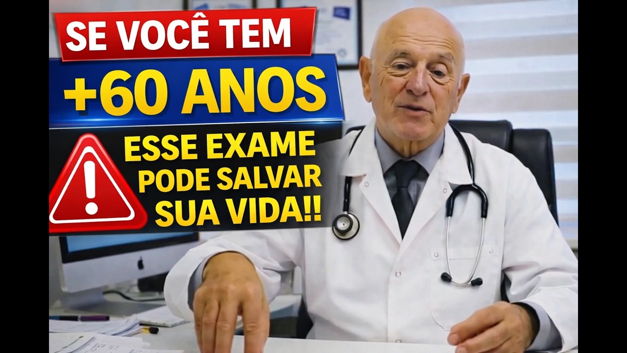 Se Você Tem +60 Anos, Esse Exame Pode Salvar Sua Vida!!!