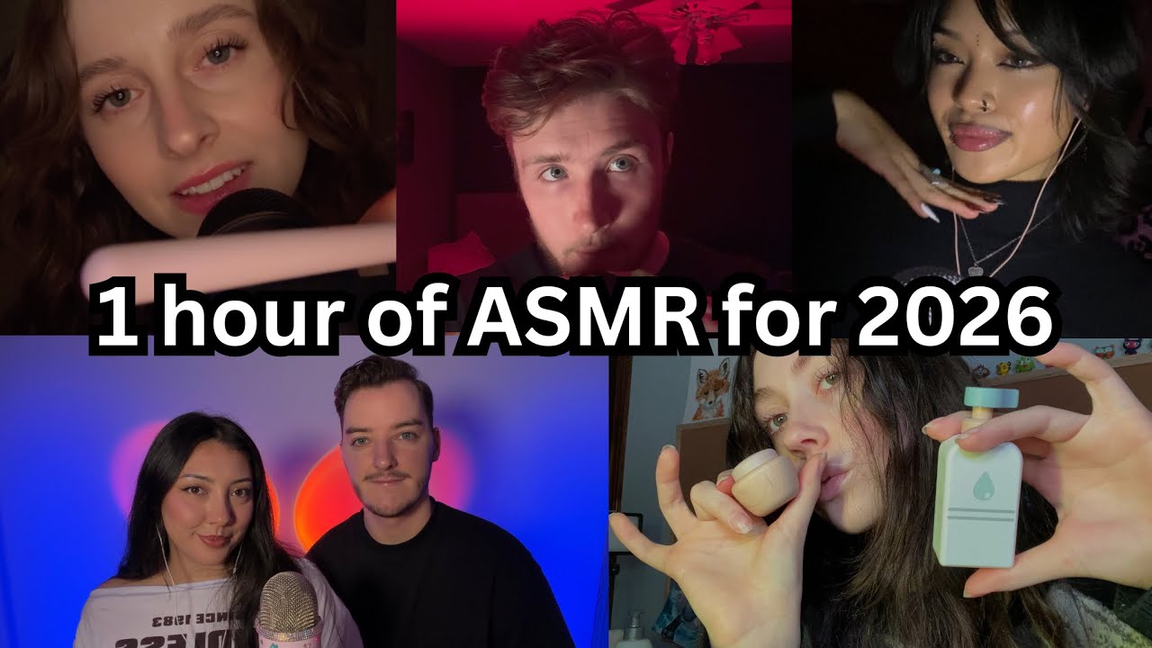 6 ASMRtists Put You to Sleep in 1 Hour 😴 (ASMRmpits, ASMR Jade, Dido ASMR, Alida ASMR, Sacred ASMR)
