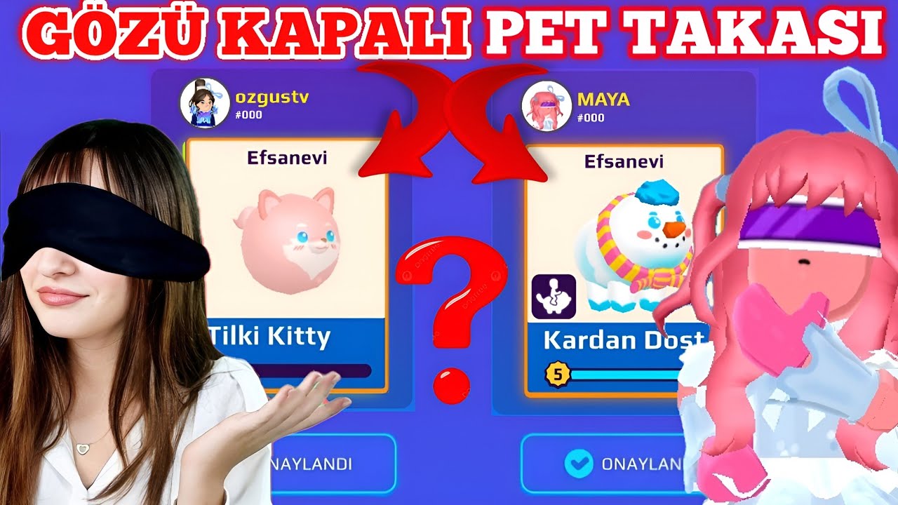 PK XD MAYA İLE GÖZÜ KAPALI PET TAKASI 2 ! KİMİN PETLERİ DAHA İYİ OLDU ? | ÖZGÜŞ TV