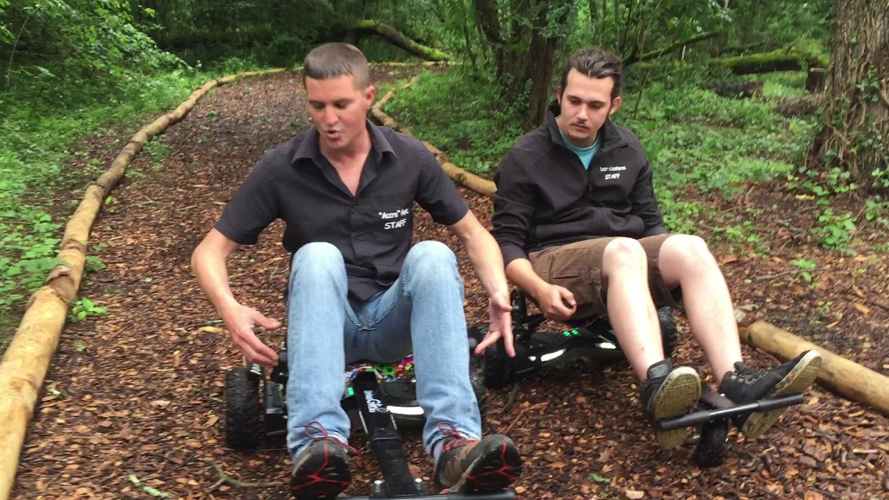 Test de l'hoverkart avec Fabien Demonceaux