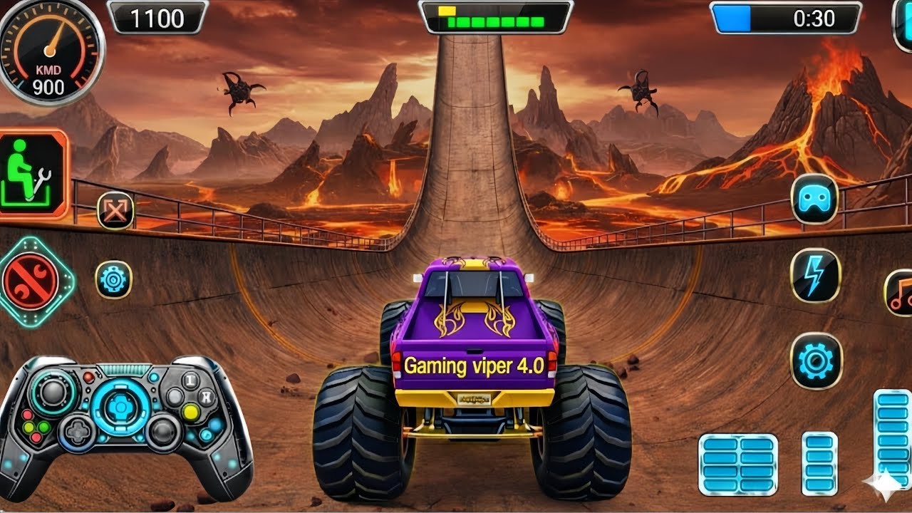 Ultimate Monster Truck Stunt: Small to Giant Cars vs. Giant & Stunts