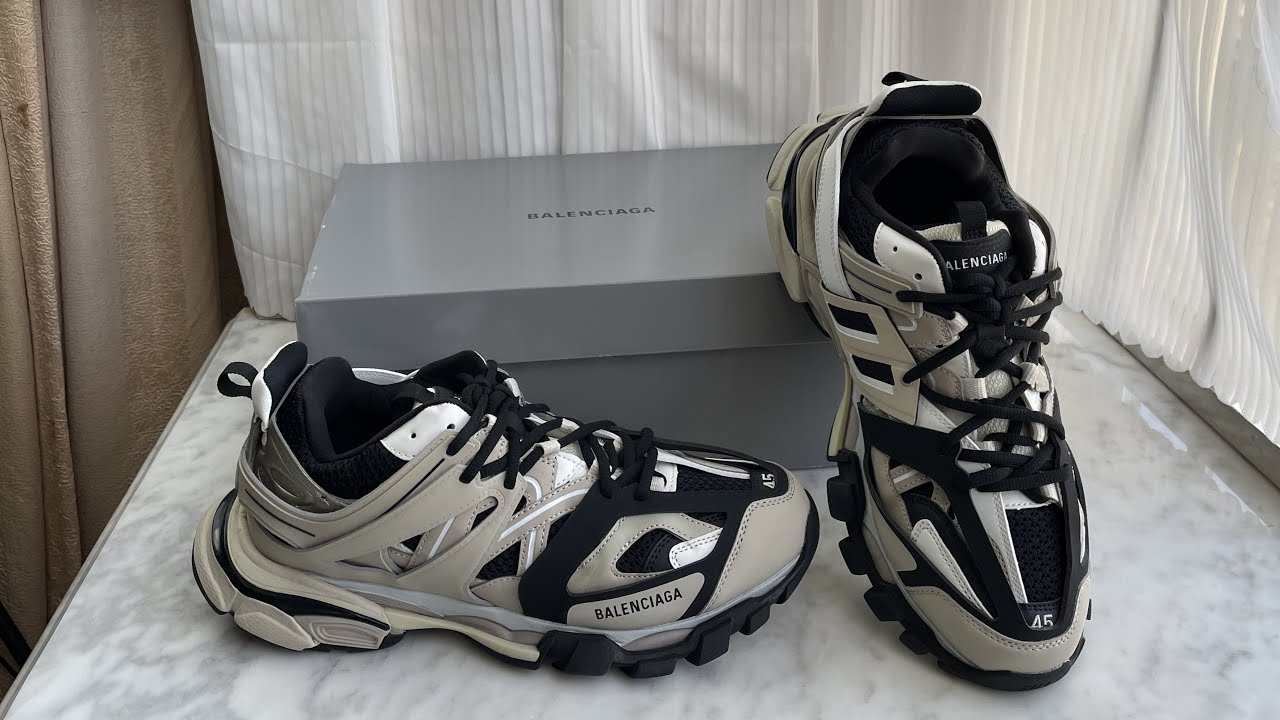 Balenciaga Track Worn Out In White Black Review #review #unboxingvideo #shoes #sneakers
