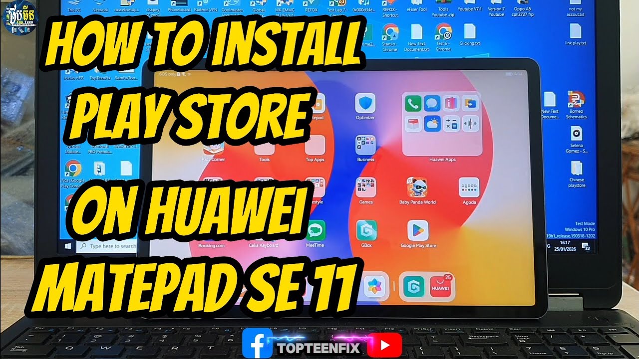 How to install Play Store on Huawei MatePad SE 11