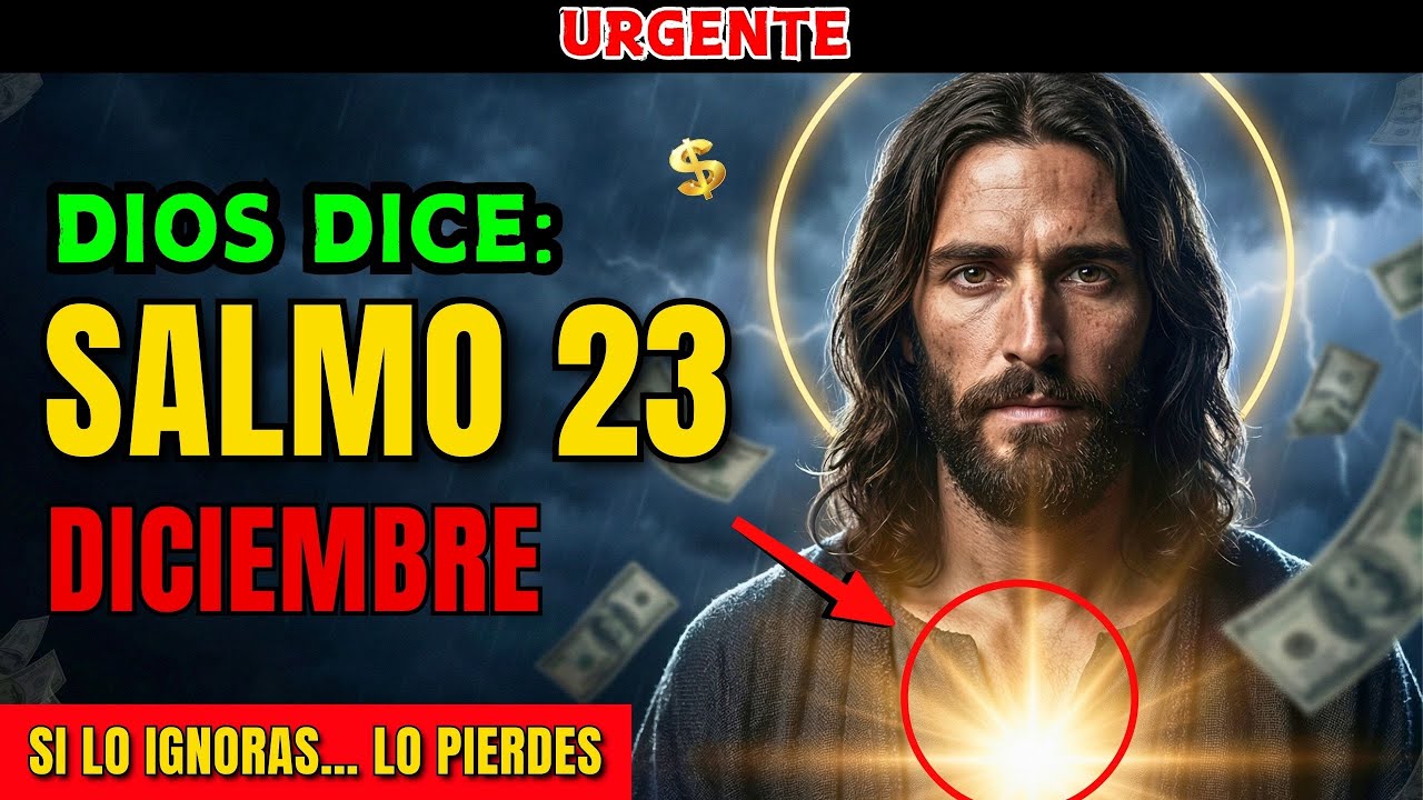 DIOS DICE: NO LO IGNORES, ESTA ORACIÓN DEL SALMO 23 HARÁ QUE EL DINERO APAREZCA EN DICIEMBRE