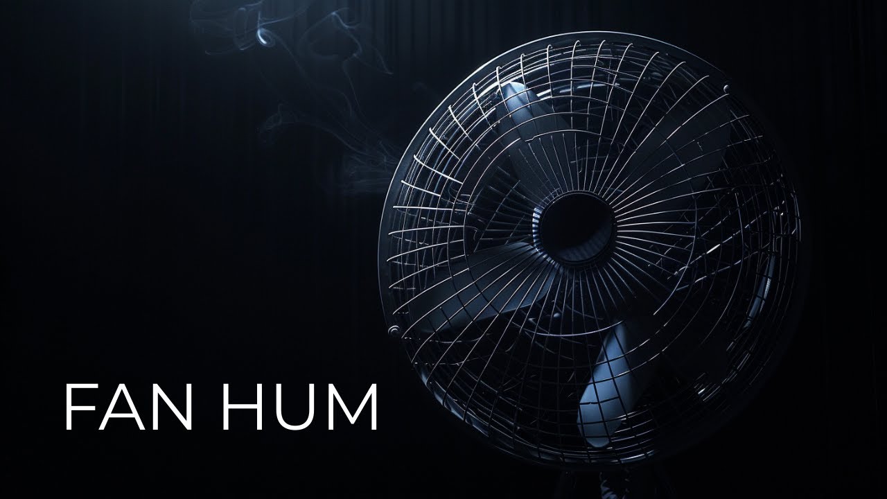 Fan Noise for Sleep – 10 Hours – Black Screen