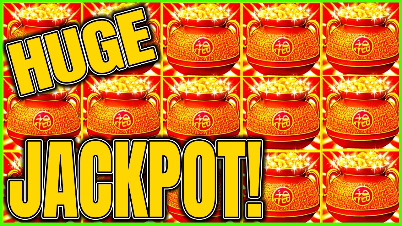 SHOCKED She Risked It For This HUGE JACKPOT! Happy & Prosperous Dragon Link Slot