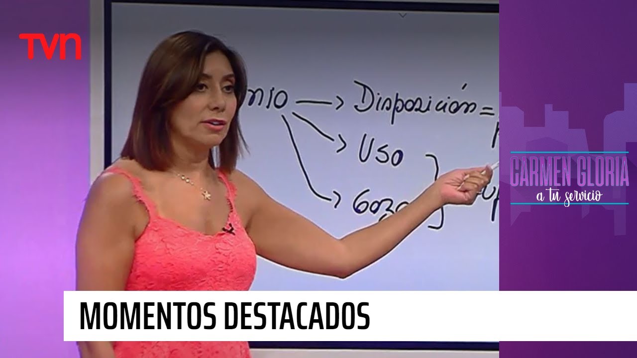 ¿En qué consiste un usufructo? | Carmen Gloria a tu servicio