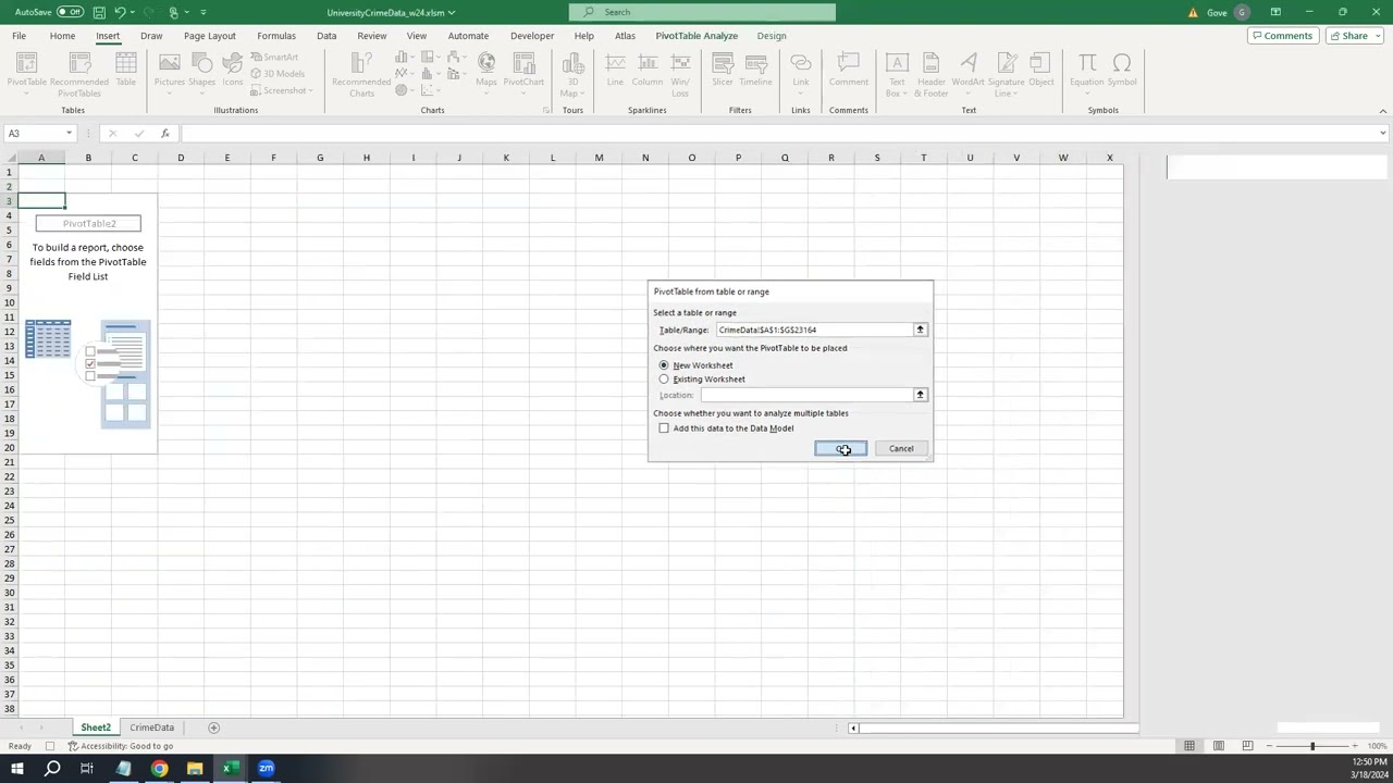 Automating Pivot Tables with VBA