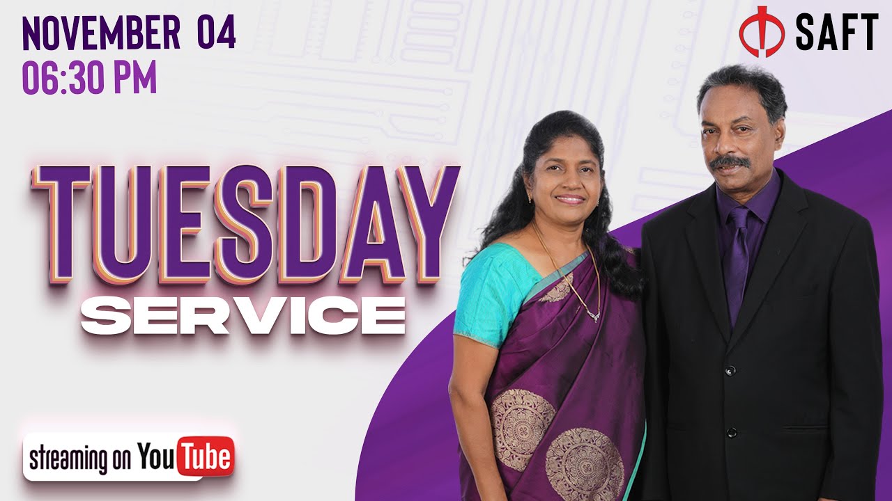 🔴Live | Tuesday Evening Service | 04 Nov 2025