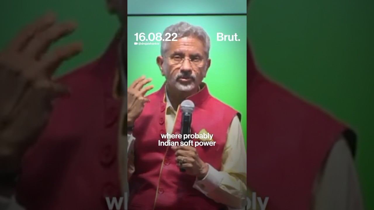 When External Affairs minister S Jaishankar highlighted India&rsquo;s constant push to become a soft power