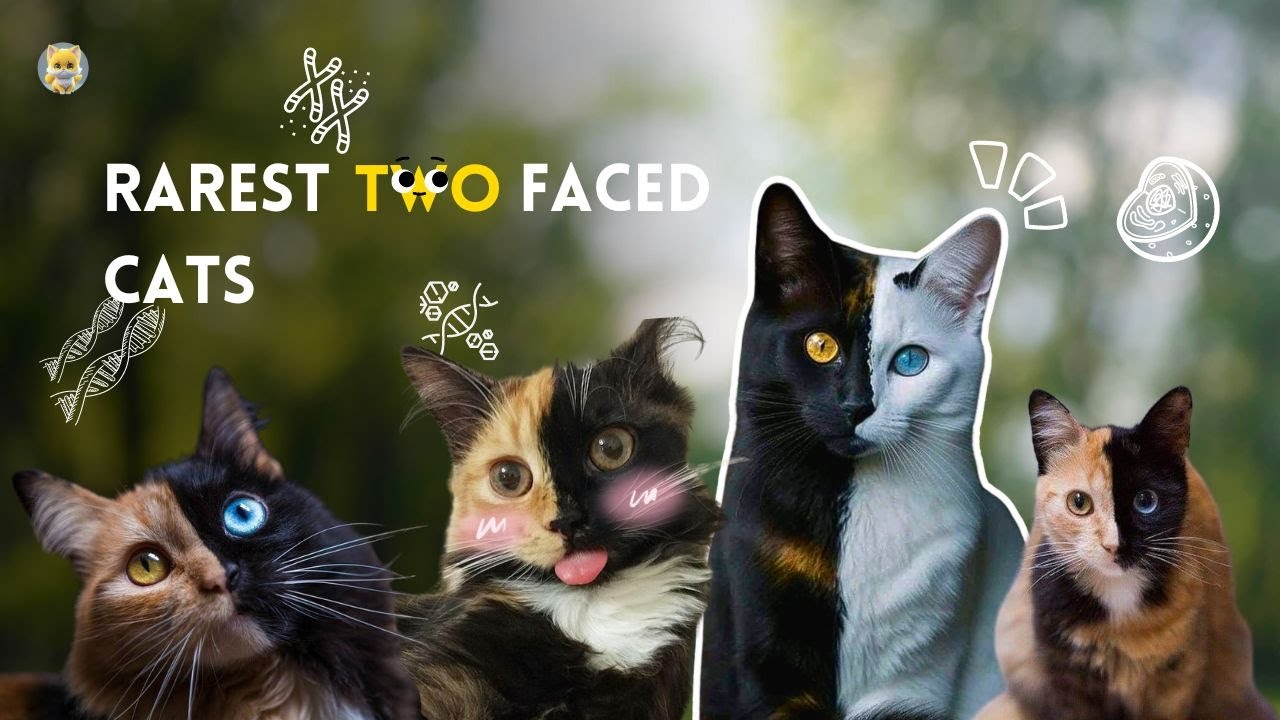Chimera Cat : Rarest cat with two different DNA 🧬 set
