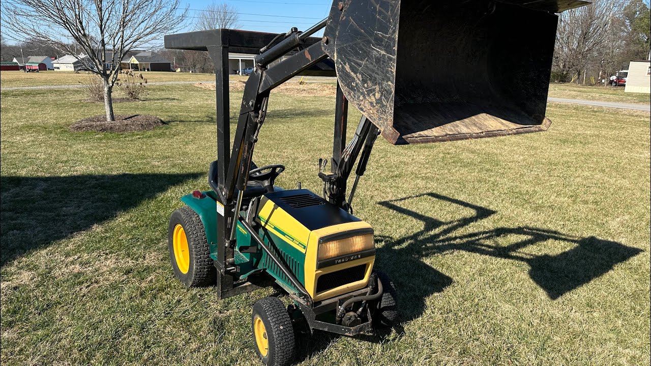 Yardman 999 with front end loader overview ￼
