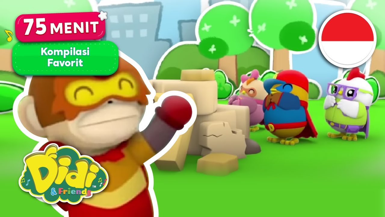 75 Menit Cerita Favorit Didi & Friends Bahasa Indonesia | Lagu Anak-Anak Indonesia