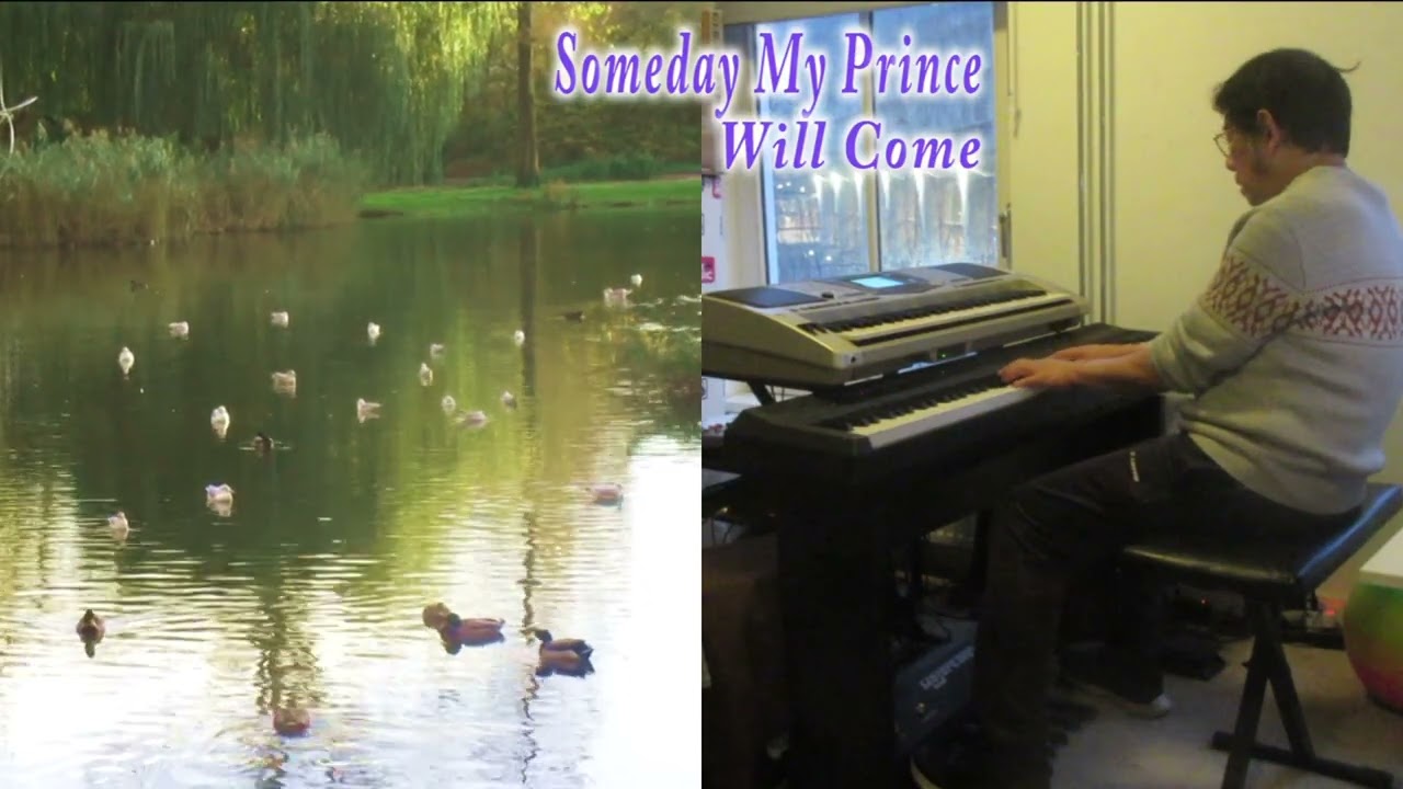 🫅 Someday My Prince Will Come 🫅(cover) , piano & keyboard music , organist way of playing .